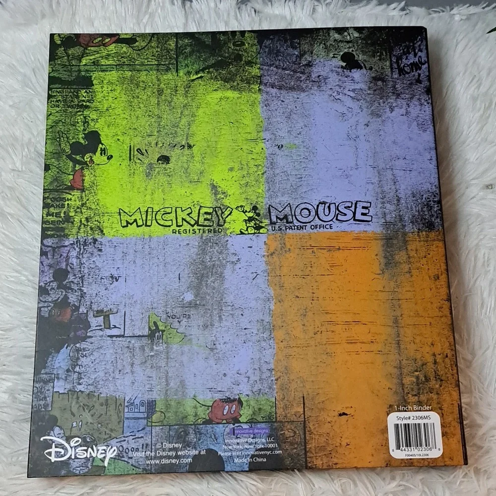 Disney Mickey Mouse 3 Ring Binder Bundle (2)